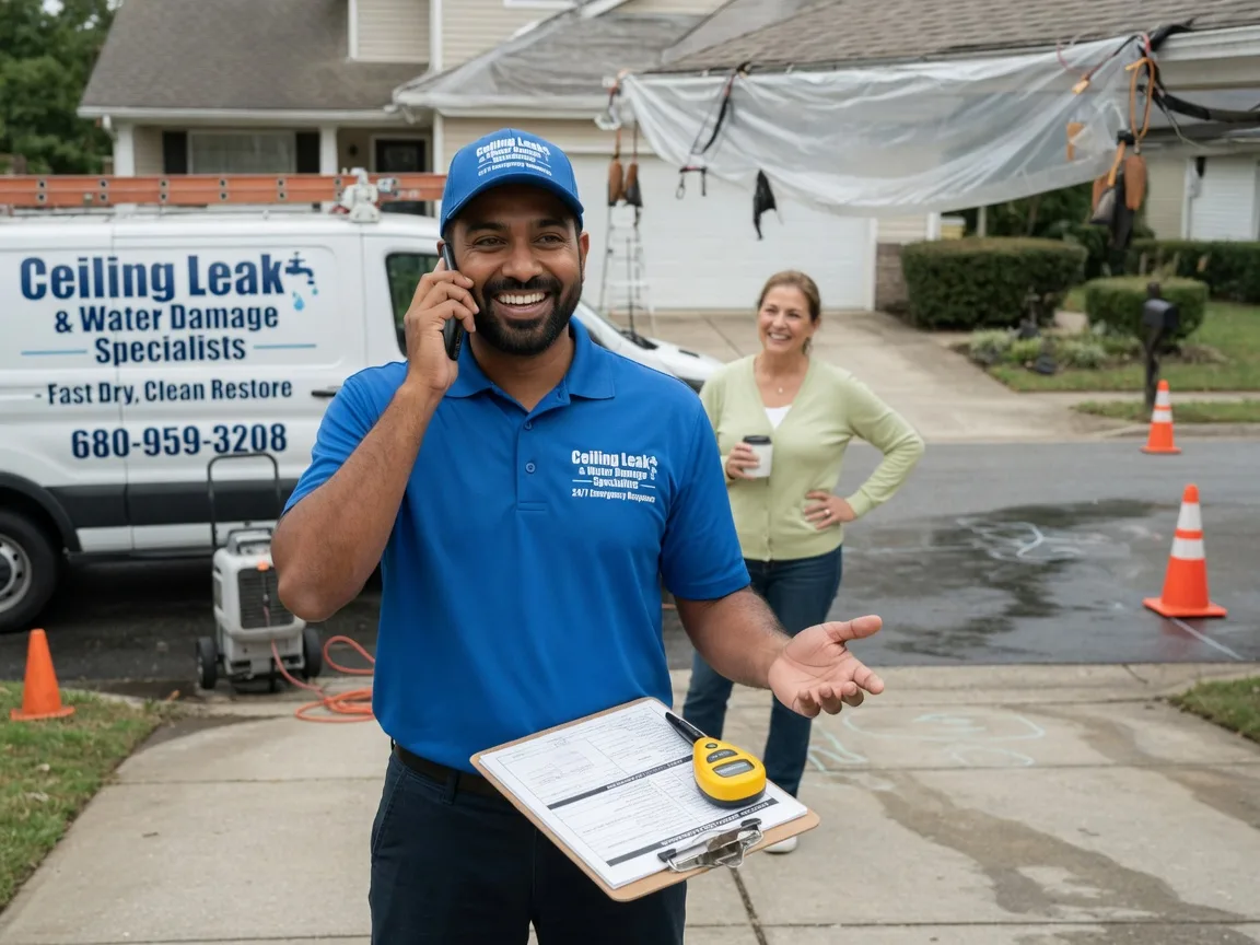 Ceiling Leak Cleanup Kinnear, WY FAQs